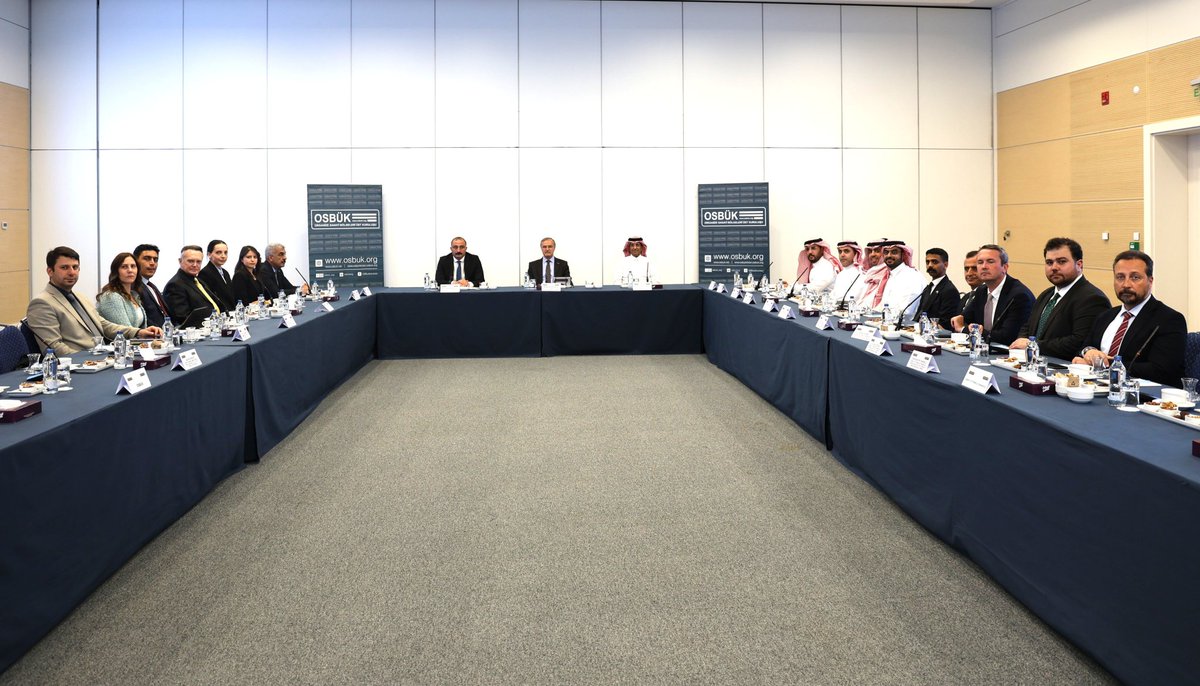 OSBÜK olarak, Suudi Arabistan Sanayi Kentleri ve Teknoloji Bölgeleri Otoritesi Başkanı H.E. Majed Bin Rafed Al-Argoubi ve beraberindeki heyeti misafir ettik. 

Toplantıda OSB’lerimizin üretim gücünü ve Suudi Arabistan’la aramızdaki 7 milyar dolarlık ticaret hacmini artırmak için