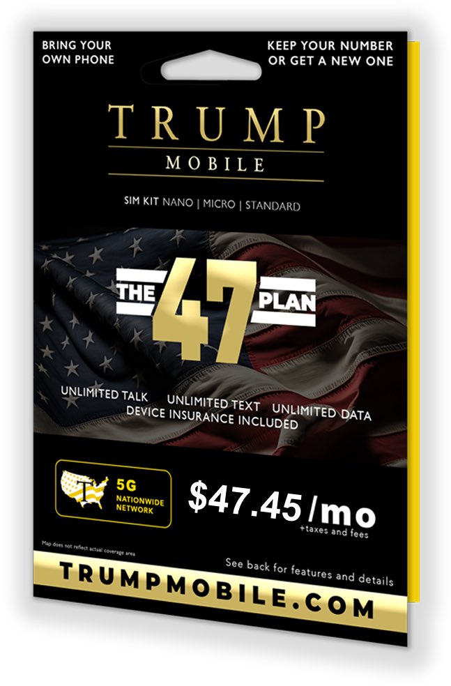 🚨NEW: Trump Organization Announces “Trump Mobile” Rolls Out T1—Gold U.S.-Made Phone, Free Calls for Troops

Don Jr. and Eric just dropped a MAGA-friendly carrier: unlimited 5G on all three networks, device protection, roadside assistance, tele-health, and free international