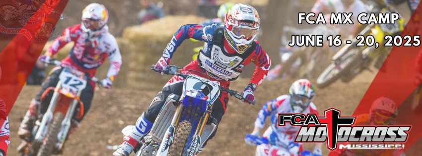 It's Campweek!
2nd Annual FCA Motocross Camp begins today at the Lamar Co. Multi-Purpose Center in Purvis. Participants are from six different states. Yep!
Thanks to all who helped make this effort available to help reach a generation who love a bike and a track. 
#gonebegood