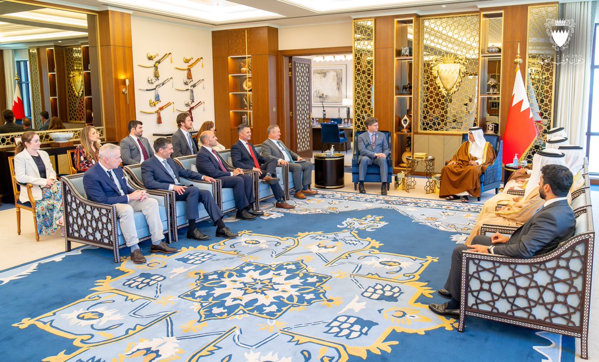 أخبار سمو ولي العهد (@bahraincpnews) on Twitter photo His Royal Highness the Crown Prince and Prime Minister #Salman_bin_Hamad Al Khalifa meets with a congressional delegation from the United States of #America, led by Representative Bradley Schneider <a href="/RepSchneider/">Rep. Brad Schneider</a> #Bahrain #US His Royal Highness the Crown Prince and Prime Minister #Salman_bin_Hamad Al Khalifa meets with a congressional delegation from the United States of #America, led by Representative Bradley Schneider <a href="/RepSchneider/">Rep. Brad Schneider</a> #Bahrain #US
