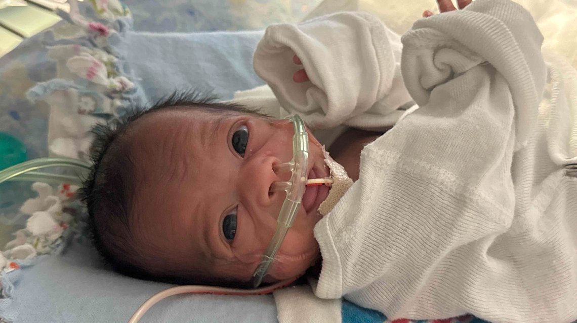 When Charlotte firefighters arrived, they expected a routine medical call. Instead, they found a newborn fighting for her life. A baby no one knew was coming. She weighed just one pound, seven ounces. Five months later, baby Leilani visited Firehouse 21 to meet the crew who