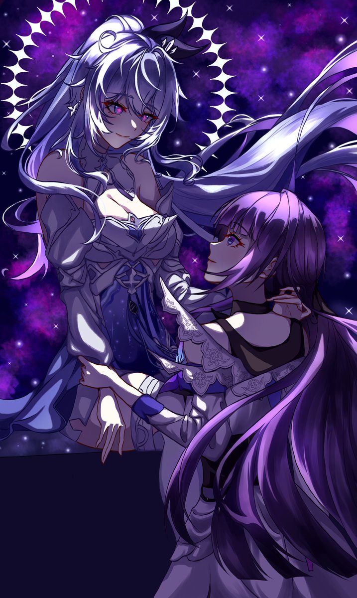 My sun, my moon, and my entire universe 🤍💜

#kiamei #HonkaiImpact3rd #崩壊3rd #崩坏3rd