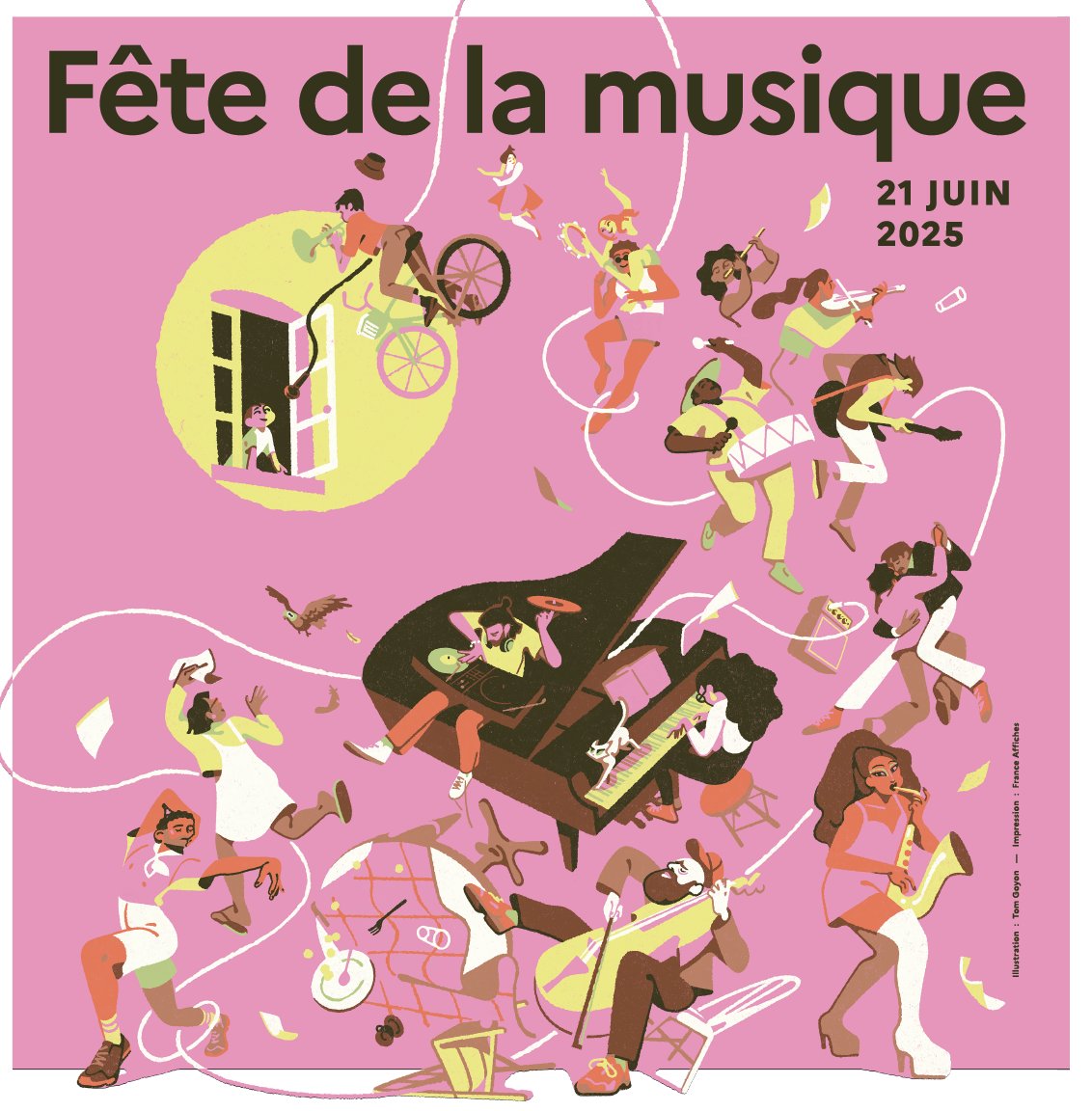 La fête de la musique à Colmar le 21 juin !
Concerts, ambiance festive et découvertes musicales vous attendent partout en ville jusqu’à minuit.
Découvrez le programme complet ici 👉 colmar.fr/ete