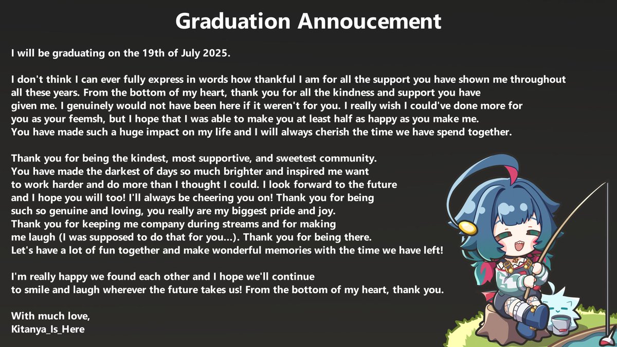 [GRADUATION ANNOUCEMENT]