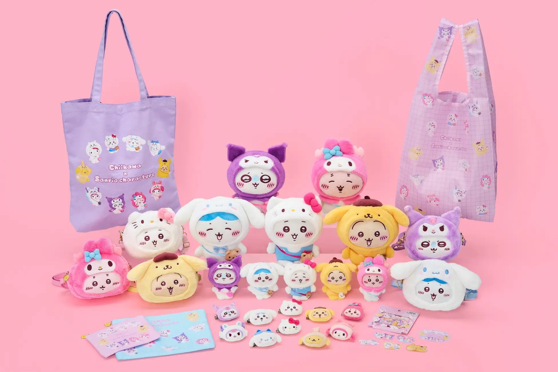 本日販売】「ちいかわ×サンリオ」コラボ 全21アイテム発売 人気