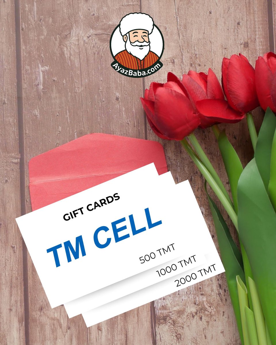 ayazbabacom's tweet photo. Stay connected with family in Turkmenistan — no wire transfers, no delays!
Send a TM CELL “Altyn Asyr” gift card through AyazBaba and help your loved ones recharge their mobile balance with ease. 📱❤️
.
#AyazBaba #TMCell #AltynAsyr #GiftNotCash #SendTopUp #StayConnected https://t.co/RRNeIuIGxw