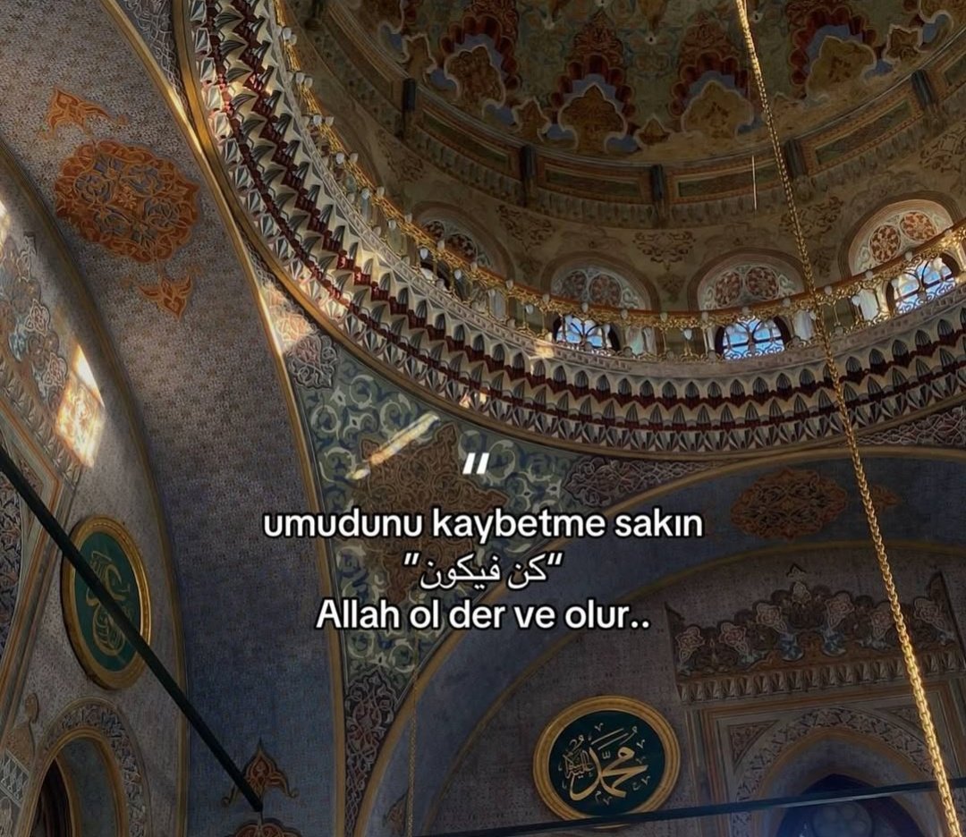 "Ol der ve olur."

(2/Bakara, 117)