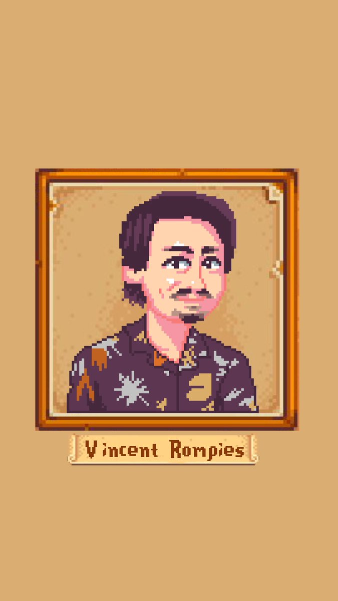 nukuezza's tweet photo. it's been a while since i do a portrait :3 like if you fans of vincent rompies and stardew valley artstyle :3

#pixelart #illustration #vincent https://t.co/3WiuHuZXFP