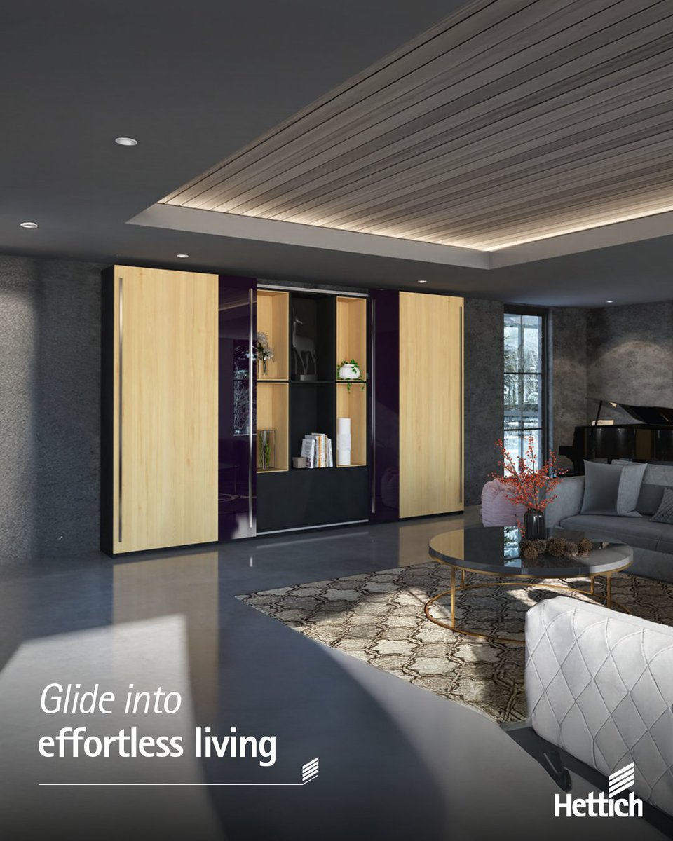 HettichIndia's tweet image. With every slide, a new sense of freedom and magic unfolds within your space. Built to stand strong and complement bold ideas, this sliding door system brings a refined balance of aesthetics and practicality.

#HettichIndia #SlidingDoorSystem
