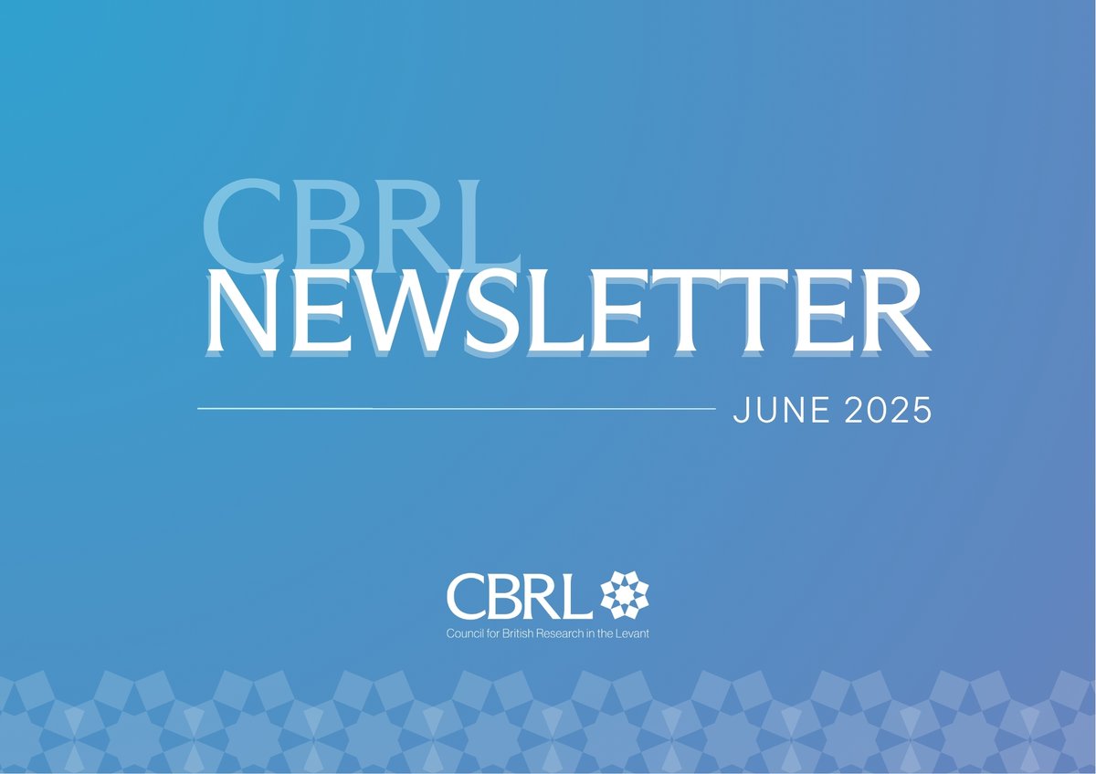 The June 2025 edition of CBRL’s newsletter is out now! 📬

Catch up on our latest news, research, and upcoming events across the Levant. Check it out! 📰mailchi.mp/cbrl/june2025