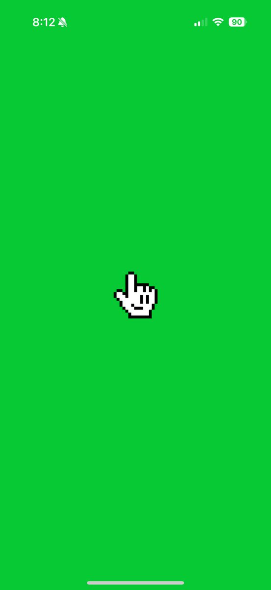 clickerxyz's tweet image. clicky says hi every time you open clicker