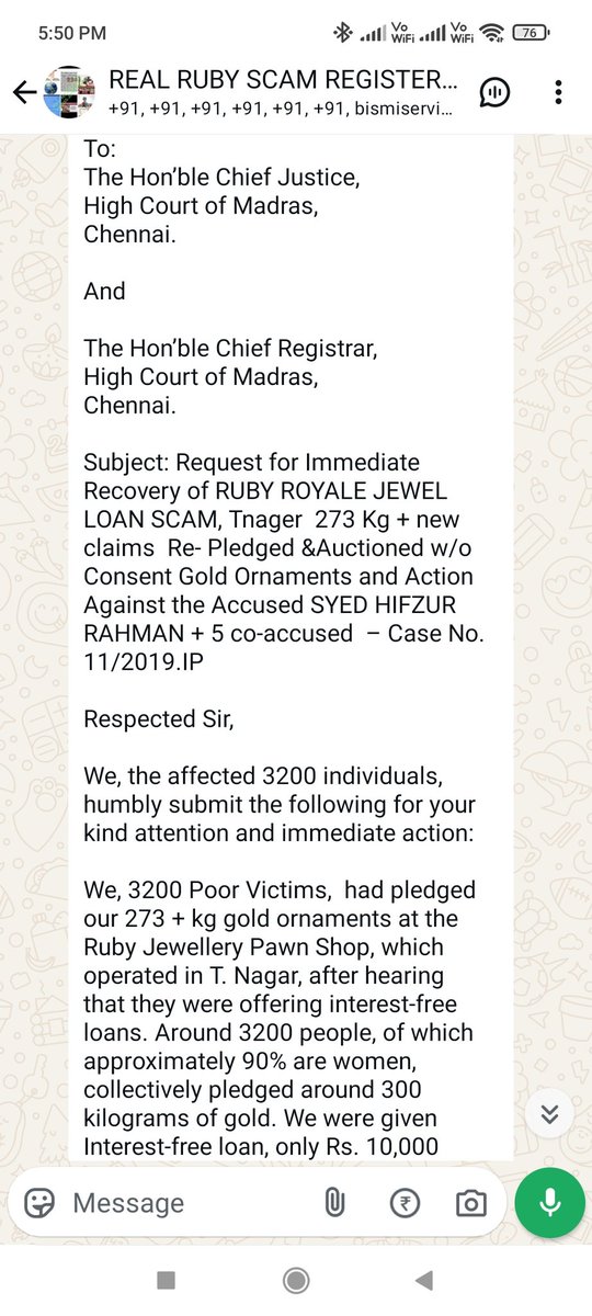 a3hey2's tweet photo. @mkstalin Hon' @SupremeCourtIND 2300 day 0%Refund #ARREST IP11/2019 #RUBY 3500VICTIM #மனு Give18June11AM  #HIGHCOURT Gate #CHENNAI @India_NHRC @Chief_Secy_TN @chennaipolice_ @polimernews @NewsJTamil @PTTVOnlineNews @sathiyamnews @news7tamil @RBI @ThanthiTV @a3hey @EOWSCAMBUSTER @redpixnews https://t.co/3MyrrHFqA7