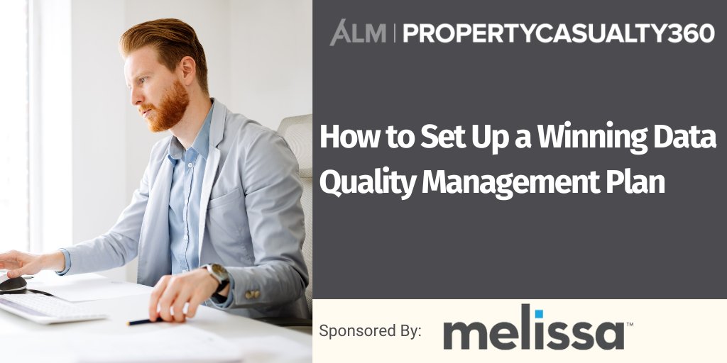 The success of an insurer’s business depends largely on the quality of data it uses. Read to learn crucial steps to create a winning data quality management plan. ow.ly/HbUj50W996b