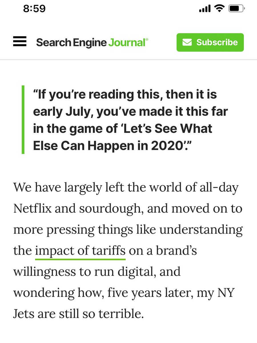 Did I even write the article if I don’t mock the Jets? #ppcchat