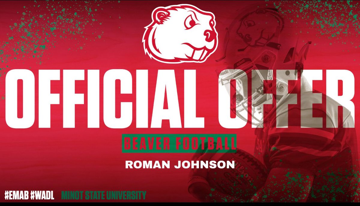 #AGTG After a great camp at North Dakota State and conversation with <a href="/Coach_D_Mac/">Darryl McBride Jr</a> , I’m blessed to receive my 5th offer from Minot State University! 
<a href="/OJW_Scouting/">PrepRedzone Oliver</a> <a href="/PrepRedzoneMN/">Prep Redzone Minnesota</a> <a href="/LNHSPantherFB/">Lakeville North Football</a>