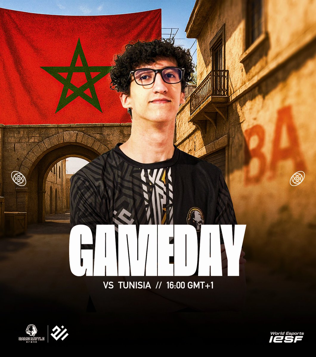 Victorious Demons (@vdsteamgg) on Twitter photo ๐ฎ Itโs GAMEDAY!
Weโre stepping onto the international stage to represent Team Morocco ๐ฒ๐ฆ in the IESF Regional Qualifiers!
๐: Team Tunisia ๐น๐ณ
โฐ: 16:00 GMT+1
โ๏ธ: BO3 โ Round Robin Stage
Proud to carry the flag. Ready to bring the heat. ๐ฅ
Letโs get that first W! ๐ฒ๐ฆ ๐ฎ Itโs GAMEDAY!
Weโre stepping onto the international stage to represent Team Morocco ๐ฒ๐ฆ in the IESF Regional Qualifiers!
๐: Team Tunisia ๐น๐ณ
โฐ: 16:00 GMT+1
โ๏ธ: BO3 โ Round Robin Stage
Proud to carry the flag. Ready to bring the heat. ๐ฅ
Letโs get that first W! ๐ฒ๐ฆ