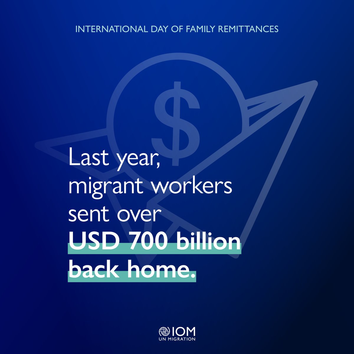 These cash transfers can change lives. 

They empower communities and are crucial in accelerating development for all. As we approach #FamilyRemittances Day, let us recognize the role they play in global development.
