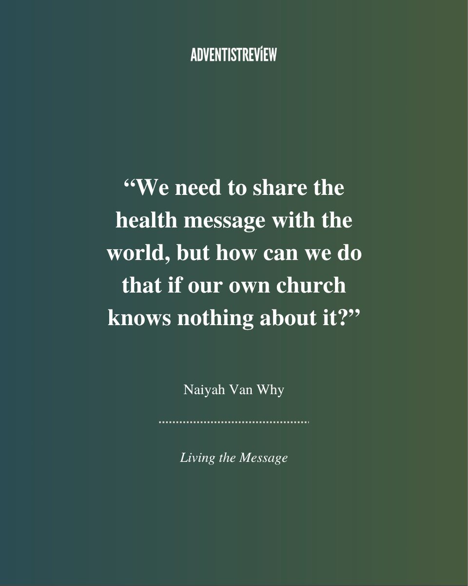 AdventistReview's tweet photo. What if sharing the health message started with you?
One church member didn’t wait for someone else, she asked what people needed, then started cooking.
Read how a small plant-based class became a movement:
https://t.co/GbGZ9stlYd
#HealthMessage #FaithInAction #PlantBasedLiving https://t.co/W97DqDZunw