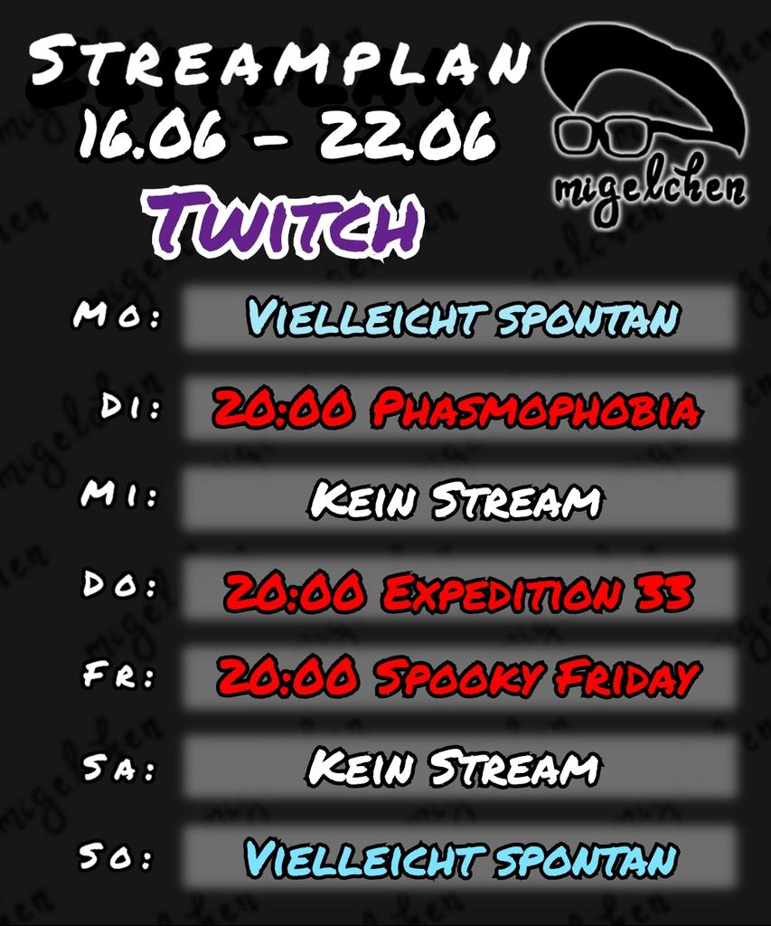 Neue Streams und so! *PLÜM* 🍻 

Twitch:
twitch.tv/migelchen 

#twitch #TwitchDE #Geburtstag #germany #Indie #gaming #Community #DasNettWerk #Horror #Phasmophobia #powerconnect