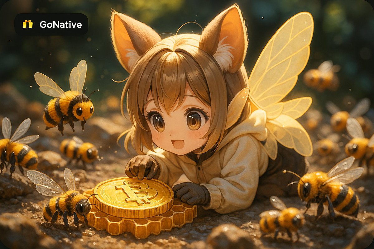 CryptoMoley's tweet image. ⏳ Waiting for the GoNative NFT &amp;amp; Vault to open...
The hive is buzzing. 🐝🔐
Bitcoin DeFi is about to get real.
#GoNative #BTCfi #nBTC #VaultIncoming #IKA
@goNativeCC @ikadotxyz