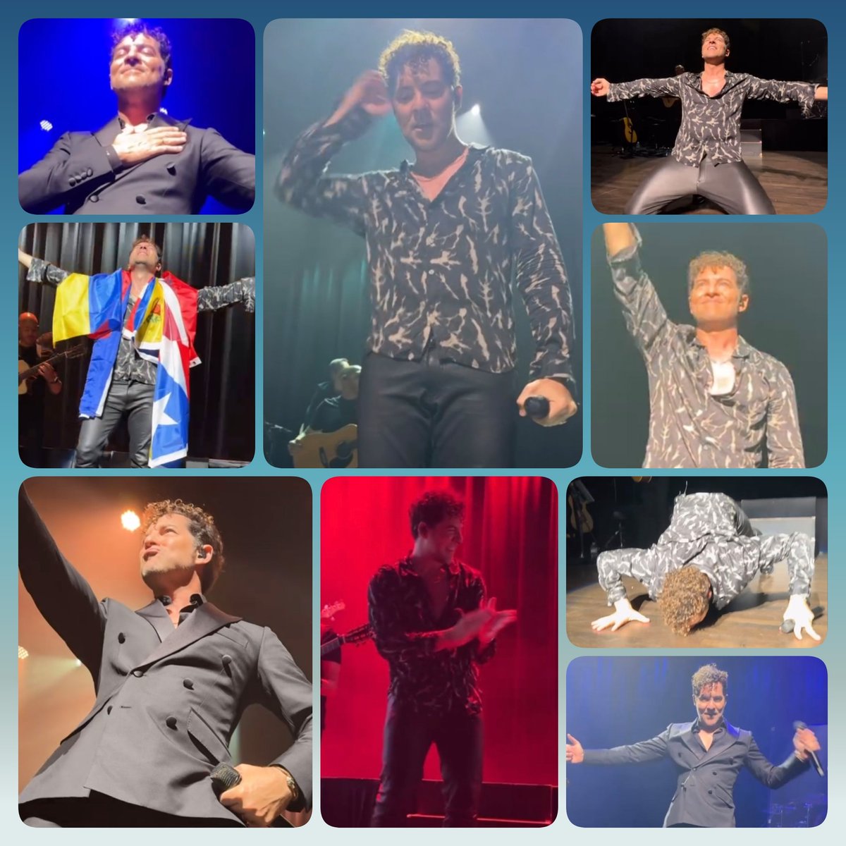 db_collages's tweet image. Orlando, décimooctavo y último concierto de la gira por EEUU. David cierra con broche de oro su gira #BackInTheUsa