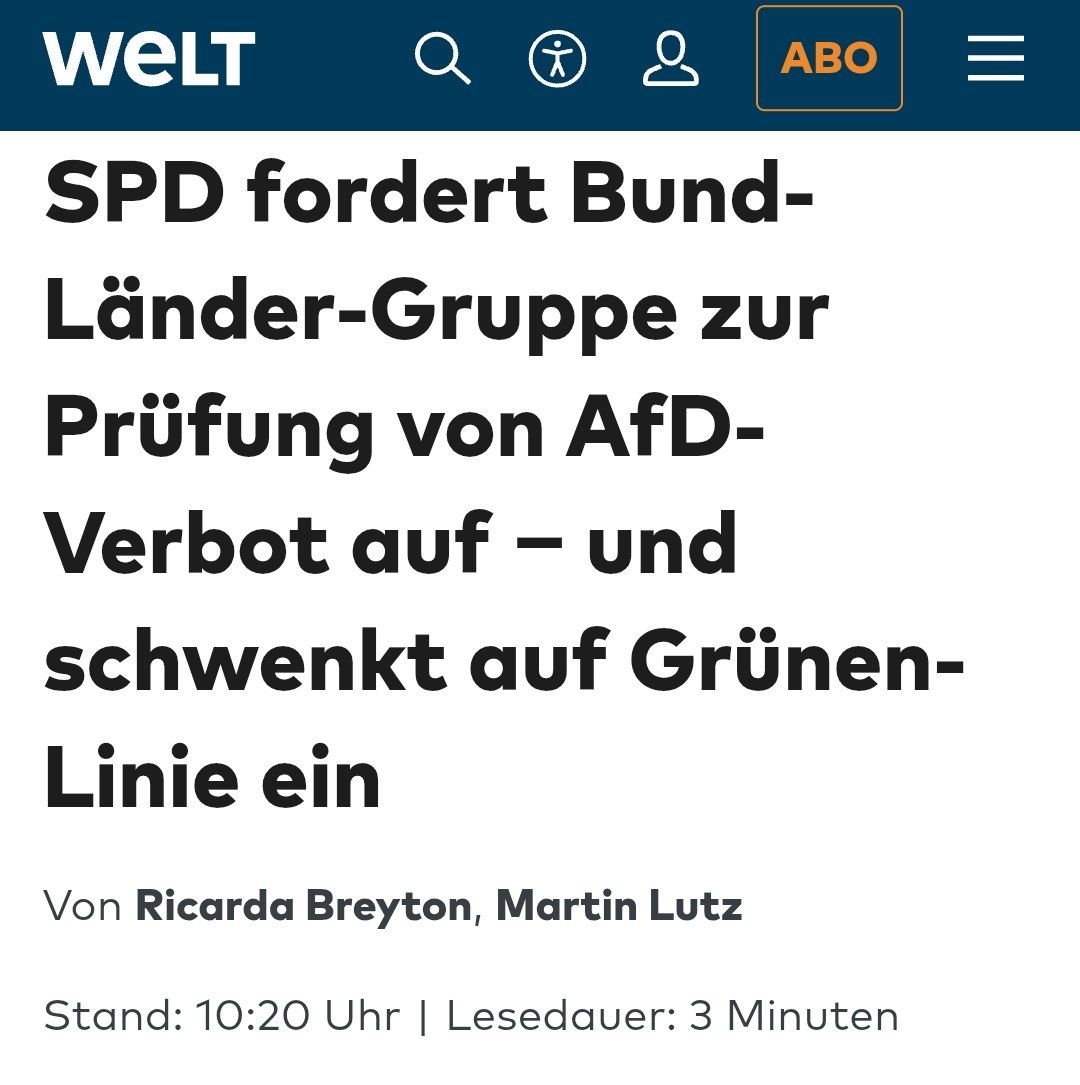 Mit #Demokratie haben es die #Altparteien eben nicht so. Die #AfD ist so rechtsextremistisch, wie die Corona-Impfung nebenwirkungsfrei war.

archive.ph/jytqR

<a href="/ProtestWSVM/">WirSindVielMehr</a> 
t.me/wirsindvielmehr