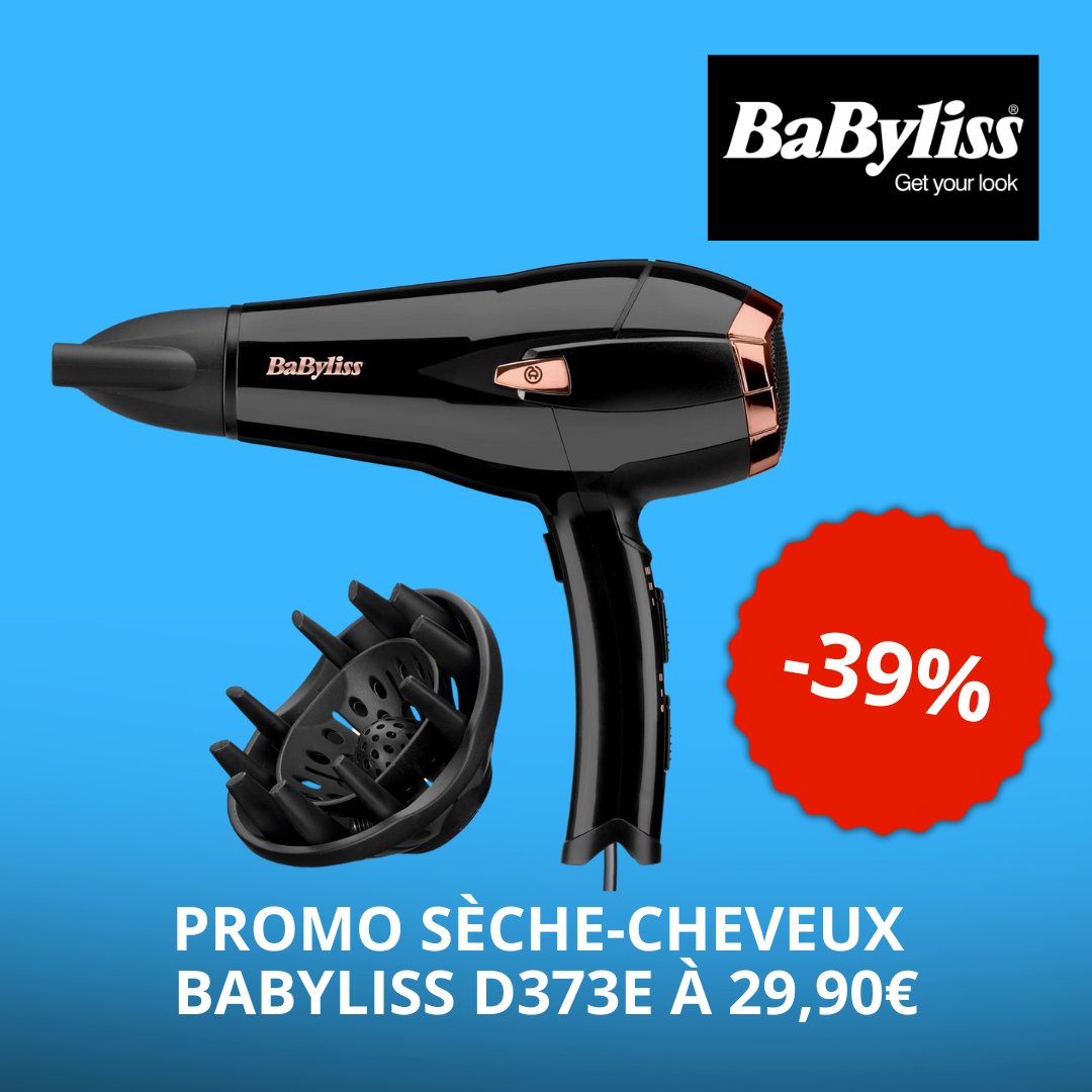Belle promo sur ce sèche cheveux ionique signé Babyliss 🔥 Toutes les infos ici : argentdubeurre.com/bons-plans/bea…

#BonPlan #Promo #promotions