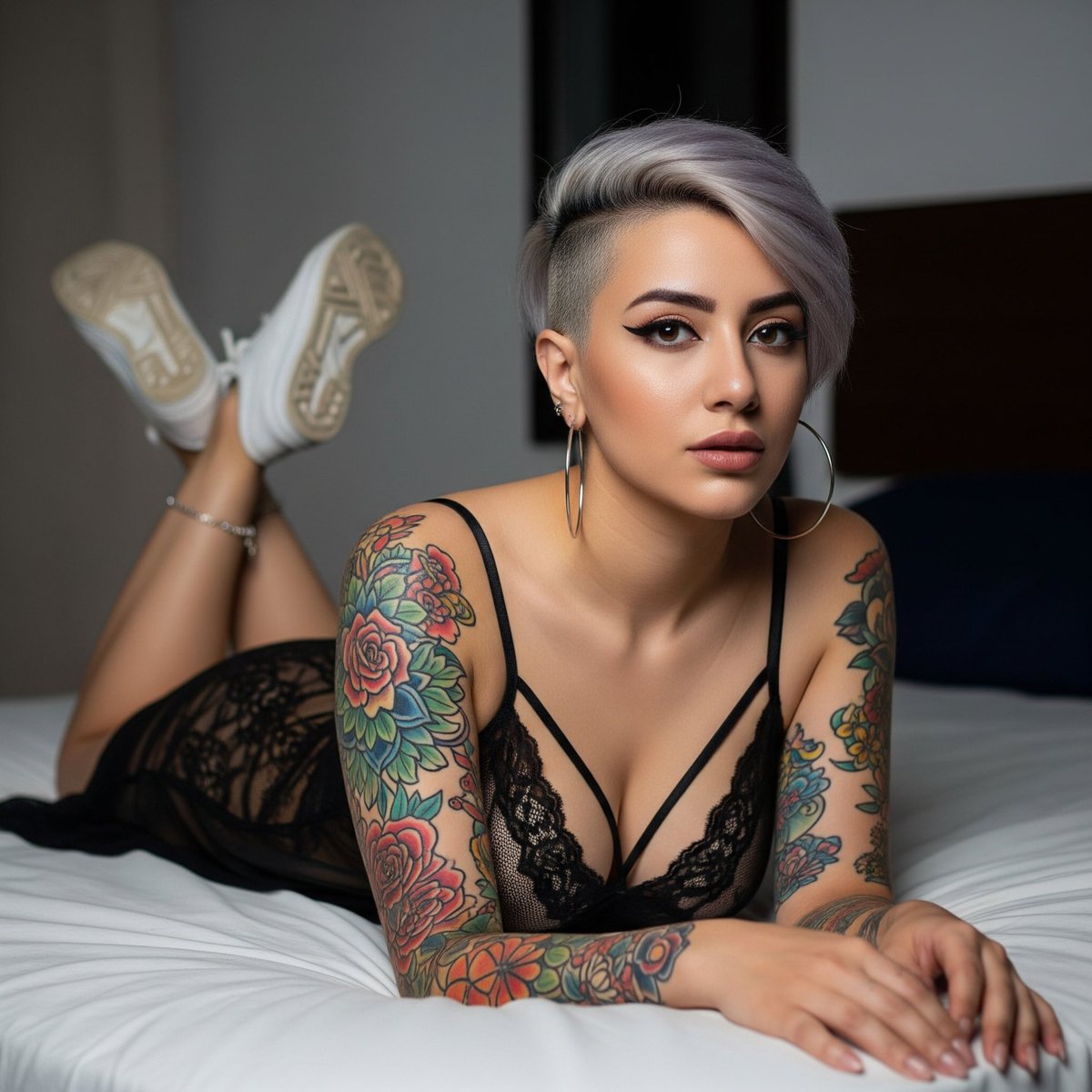 Ladylogyx's tweet photo. Do you like colorful tattoos? 😉😍 https://t.co/IZXxpOTykk