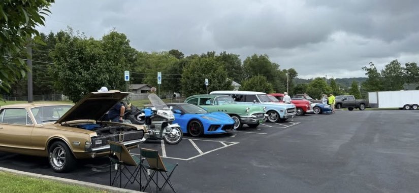 pastorherdman's tweet photo. Despite the rain we had a great time at our @BuffaloChurch car show. Great attendance in morning and evening services and two saved. https://t.co/F0GWpkks0l