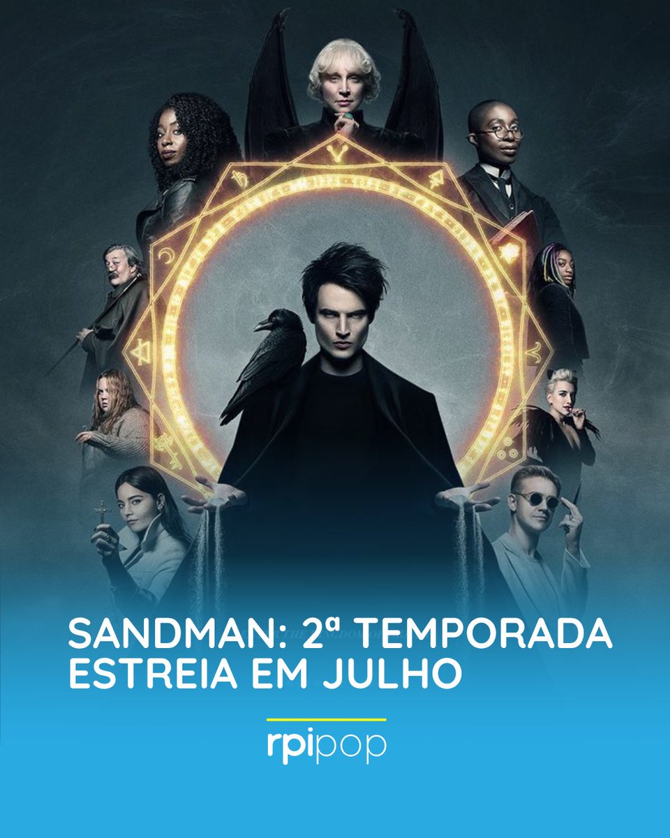 rpiwebtv's tweet photo. A segunda e última temporada de Sandman estreia em julho na Netflix!
Volume 1 (6 eps): 3/7
Volume 2 (5 eps): 24/7
Episódio especial: 31/7
Prepare-se para o retorno ao mundo dos sonhos! 🕯️✨
https://t.co/PyNyjWXEKc

 #Sandman #Netflix #SandmanNetflix #FantasiaSombria #Morpheus https://t.co/Dl2F245QcV