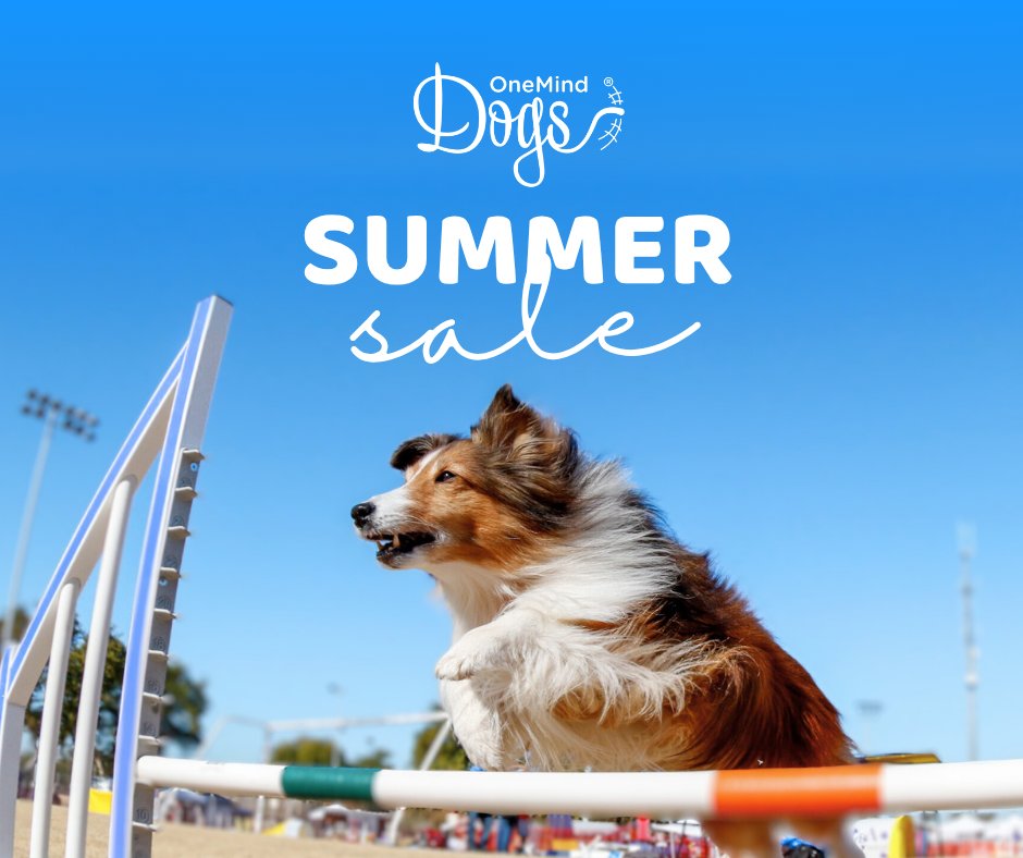 OneMindDogs's tweet photo. ⛱ It's SUMMER SALE time! ⛱

 Buy 12 months of Agility Premium and we will give you 3 months extra for FREE: https://t.co/VY4pIdKDCm
 
That’s 15 months of FULL access to Agility Premium for just 379 EUR ($436 USD). 

#oneminddogs #dogagility https://t.co/ne28W9aSJV