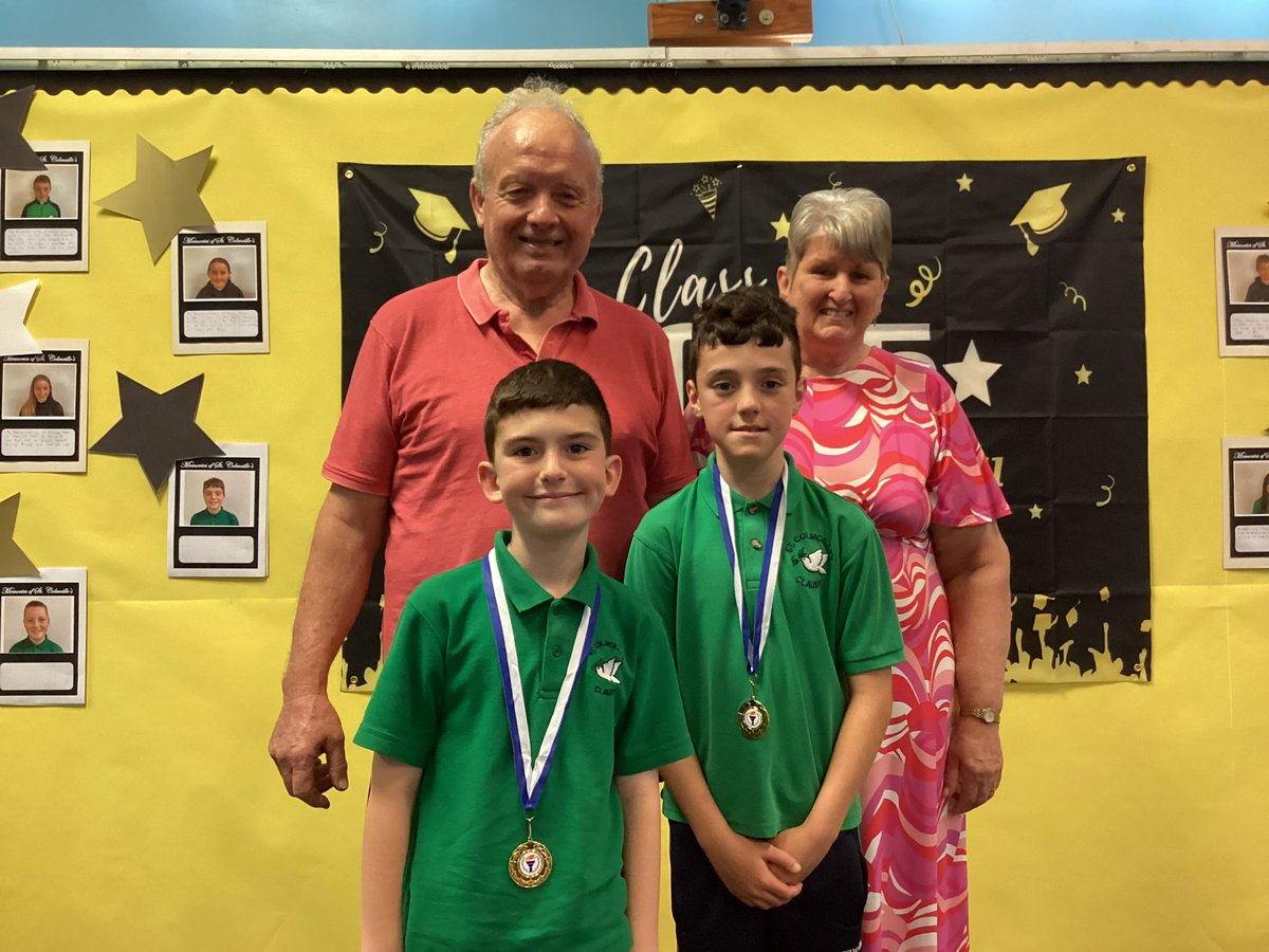 We had a very enjoyable afternoon at our annual Tin Whistle Feis in memory of James Nicholas. Congratulations to James who was our Key Stage 1 winner and Luca who was our Key Stage 2 winner.  Luca went on to win the James Nicholas Memorial Cup. Well done everyone. 👏👏👏