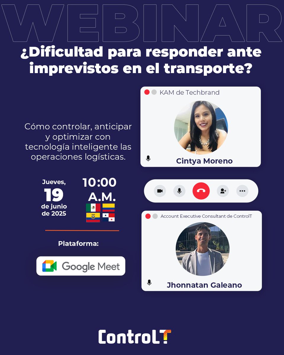 Tu operación logística no puede dejarse al azar

Webinar gratis, regístrate en: 
hubs.ly/Q03rLtFB0

#transporte #logística #torredecontrol #controltower
