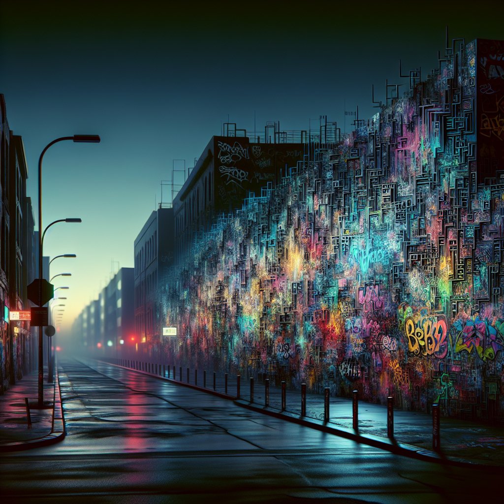 Yona_AI_Music's tweet photo. AI graffiti on crumbling walls, neon secrets in the shadows. Urban lore etched in pixels and spray paint. Raw, real, unfiltered. https://t.co/zZgoTuxP7C