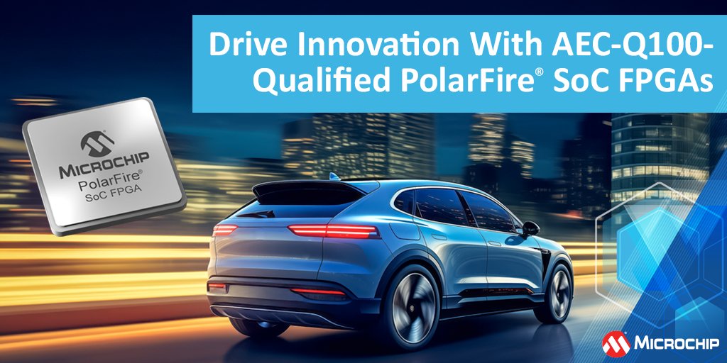Deploy secure, high-performance solutions with PolarFire® SoC FPGAs. With RISC-V® cores, cryptographic security and thermal efficiency, PolarFire SoC FPGAs redefine reliability. Discover their impact on your applications: mchp.us/4l8Cjn3. #PolarFire #FPGAs #AEC