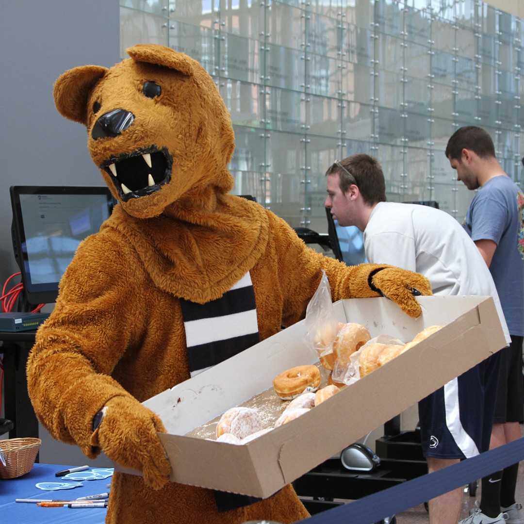 We heard it's National Take Your Cat to Work Day... Does a Nittany Lion count? 😁

#NationalTakeYourCatToWorkDay #NittanyLion #WeAre #PennState