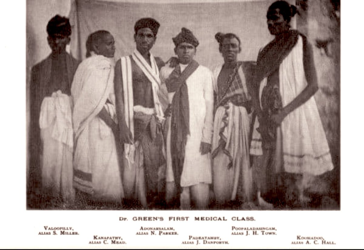 spaceceylon's tweet photo. On the topic of Sri Lankan 🇱🇰 Gynaecology. My own Great-Great Grandfather A.C. Hall is on the right and he was the first ever Ceylonese Obstetrician &amp; Gynaecologist in the islands history! He was personally trained by Dr. Samuel Fisk Green. Pictures from the 1800’s, just imagine! https://t.co/W6ghSt5H8R