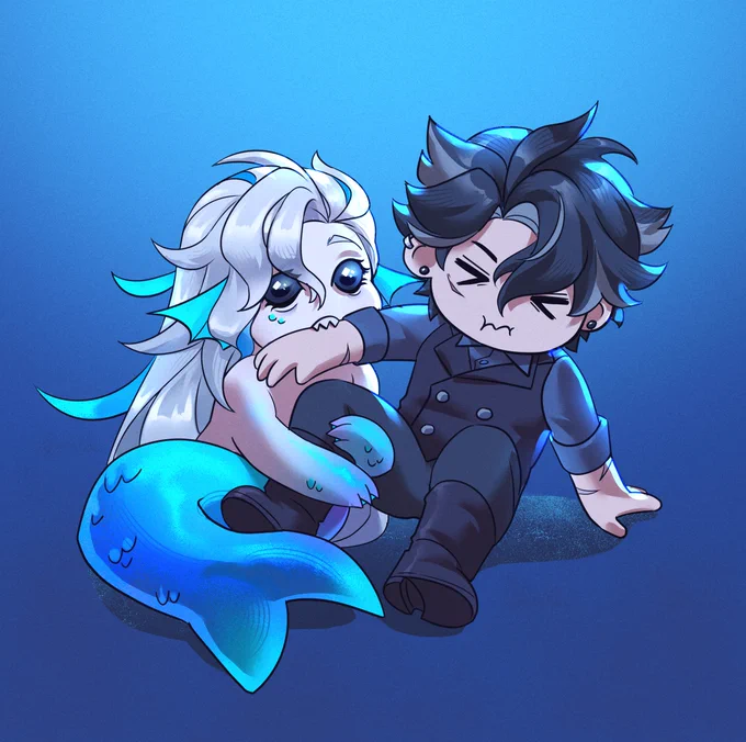 Everyone go read 's siren Neuvillette fic