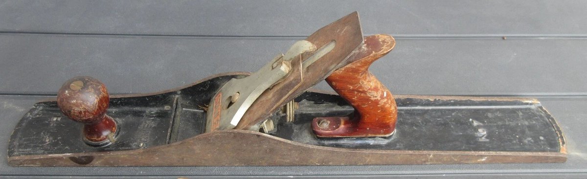 Check out Vintage Stanley Bailey No. 7 Hand Plane Corrugated Bottom 22" X 3" (871) ebay.us/m/f5lU35 #eBay via <a href="/eBay/">eBay</a> #tools #carpentry #diy #stanley #bailey #vintage