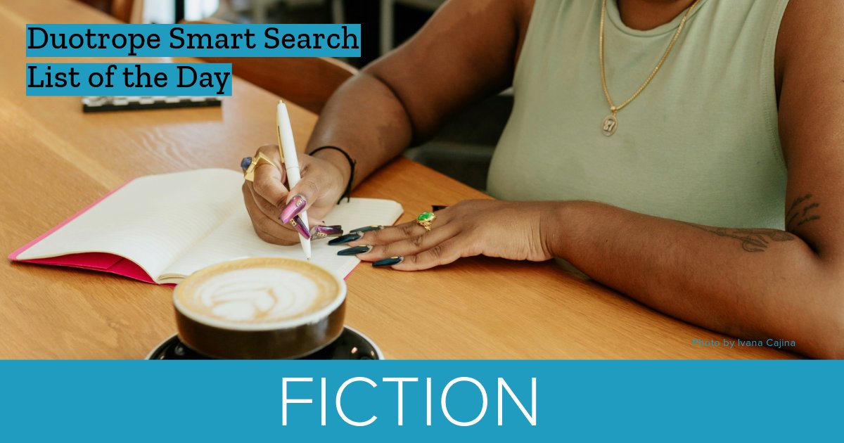 Duotrope (@duotrope) on Twitter photo The Smart Search List of the Day is: Fee-Free Literary Fiction feat. @satevepost @pitheadchapel @crowkeys <a href="/JournalToronto/">Toronto Journal</a> <a href="/WaffleFriedMag/">Waffle Fried (a lit mag)</a> et al. duotrope.com/search/smart/f… The Smart Search List of the Day is: Fee-Free Literary Fiction feat. @satevepost @pitheadchapel @crowkeys <a href="/JournalToronto/">Toronto Journal</a> <a href="/WaffleFriedMag/">Waffle Fried (a lit mag)</a> et al. duotrope.com/search/smart/f…