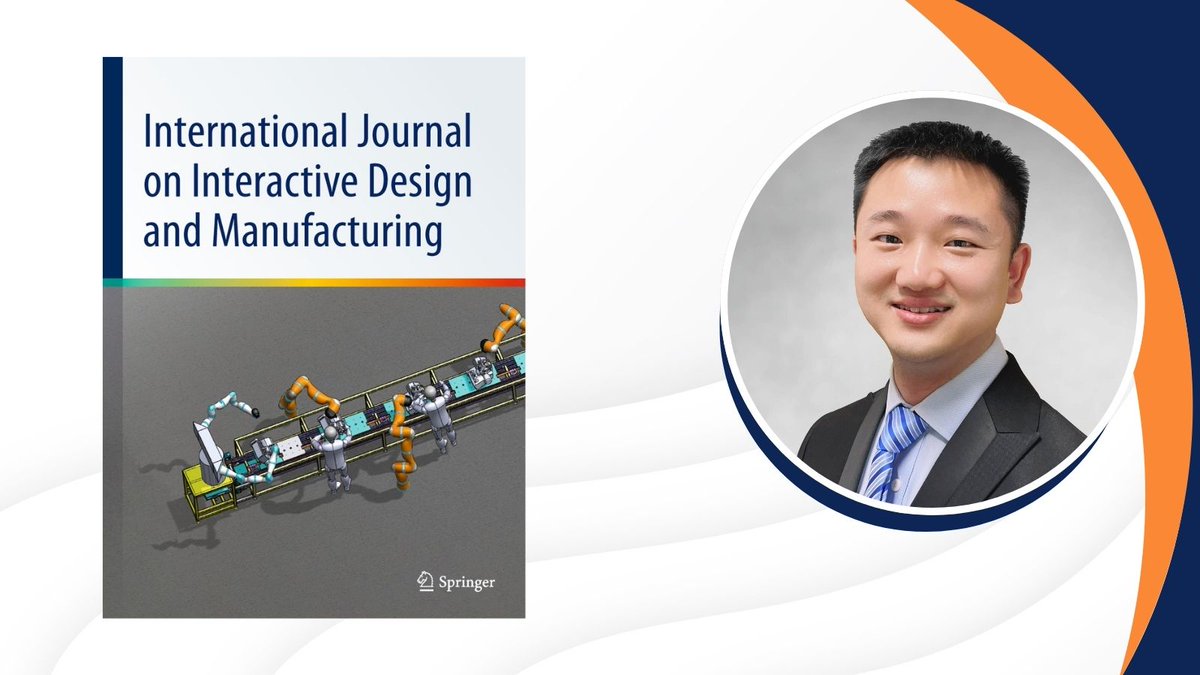 Springer Engineering (@springereng) on Twitter photo A very warm welcome to Dr. Jingchao Jiang <a href="/UniofExeter/">University of Exeter</a>, who will be joining the Editorial Board of International Journal on Interactive Design and Manufacturing as Associate Editor.
Visit the journal's homepage here: bit.ly/4kGLavk A very warm welcome to Dr. Jingchao Jiang <a href="/UniofExeter/">University of Exeter</a>, who will be joining the Editorial Board of International Journal on Interactive Design and Manufacturing as Associate Editor.
Visit the journal's homepage here: bit.ly/4kGLavk
