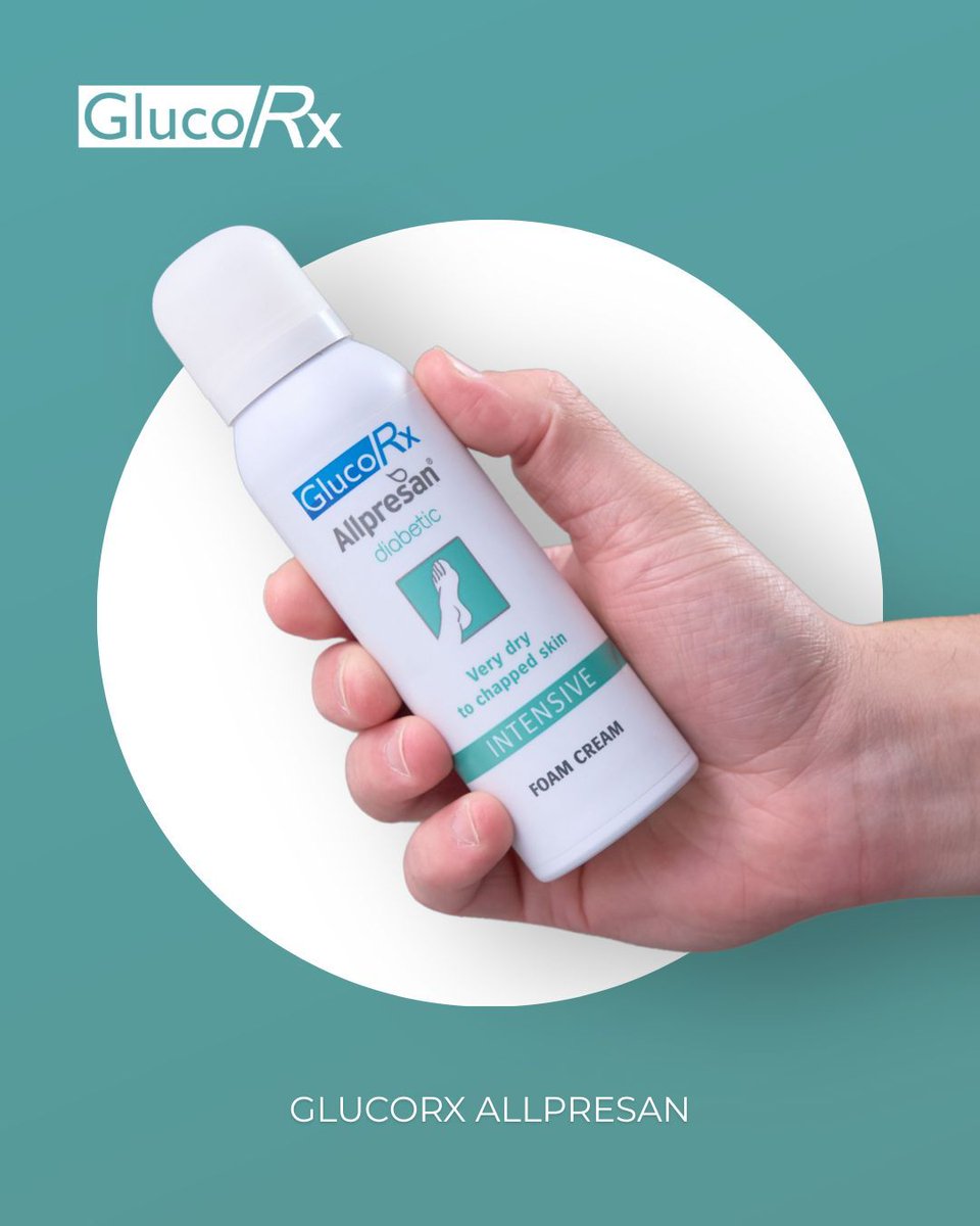 Healthy feet start with the right care 👣

If you’re living with diabetes, protecting your foot health is vital.

GlucoRx Allpresan® Diabetic Foot Foam Cream helps keep your skin moisturised, protected, and feeling great 💙

Try it today via the link in our bio 📲