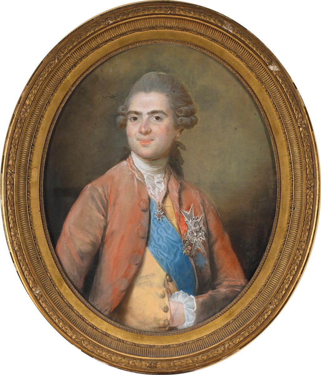 LaforeAlexandre's tweet image. Proposé chez De Baecque à Versailles, ce portrait au pastel du comte de Provence par madame Vigée Le Brun n'aura qu'à traverser la rue pour rejoindre le @CVersailles qui vient de le préempter pour 135 000 € marteau