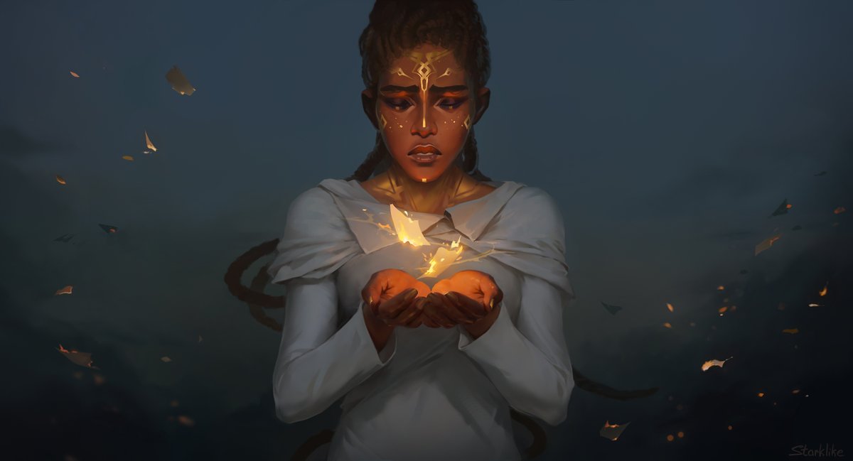 She will remember their names…

Still NOT an official screenshot 😅
Just felt it was time to refresh my desktop, so I painted a new wallpaper.
And made an animated version in Wallpaper Engine ^^
#arcane #melmedarda