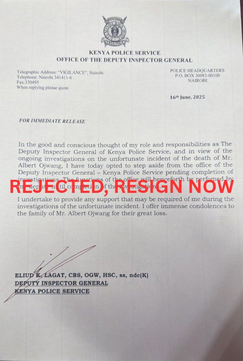 "Stepped aside" so he can control things from behind the scenes. #ArrestEliudLagat #ResignEliudLagat