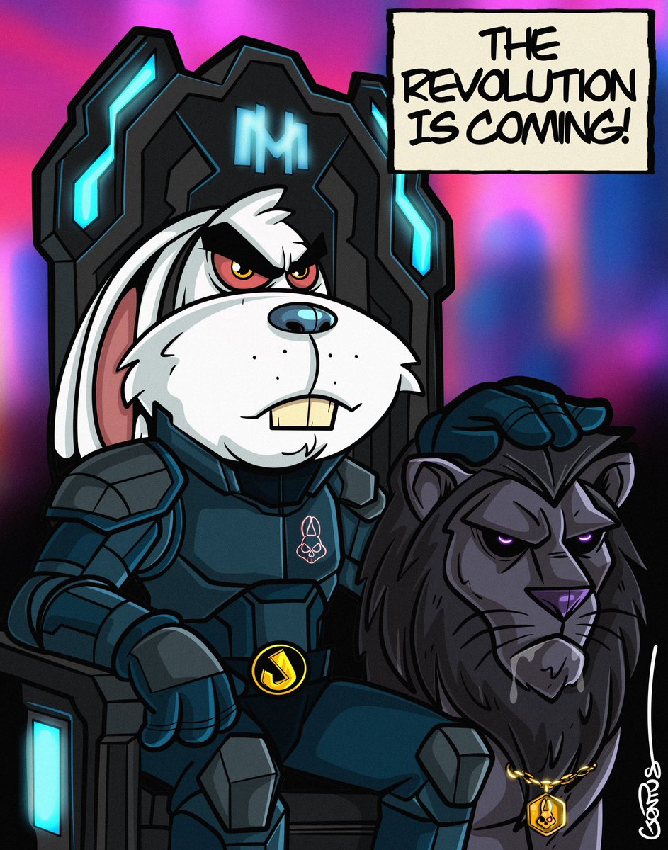 Mad Hare Society (@madharesociety) on Twitter photo The Lion sleeps upon his throne,
Unaware he's not alone.
The Hare now runs, but not from fearβ
His time to leap is drawing near.
What is coming?
<a href="/MadHareSociety/">Mad Hare Society</a> <a href="/ElRealGenius/">GENIUS</a> #REVOLUTION The Lion sleeps upon his throne,
Unaware he's not alone.
The Hare now runs, but not from fearβ
His time to leap is drawing near.
What is coming?
<a href="/MadHareSociety/">Mad Hare Society</a> <a href="/ElRealGenius/">GENIUS</a> #REVOLUTION