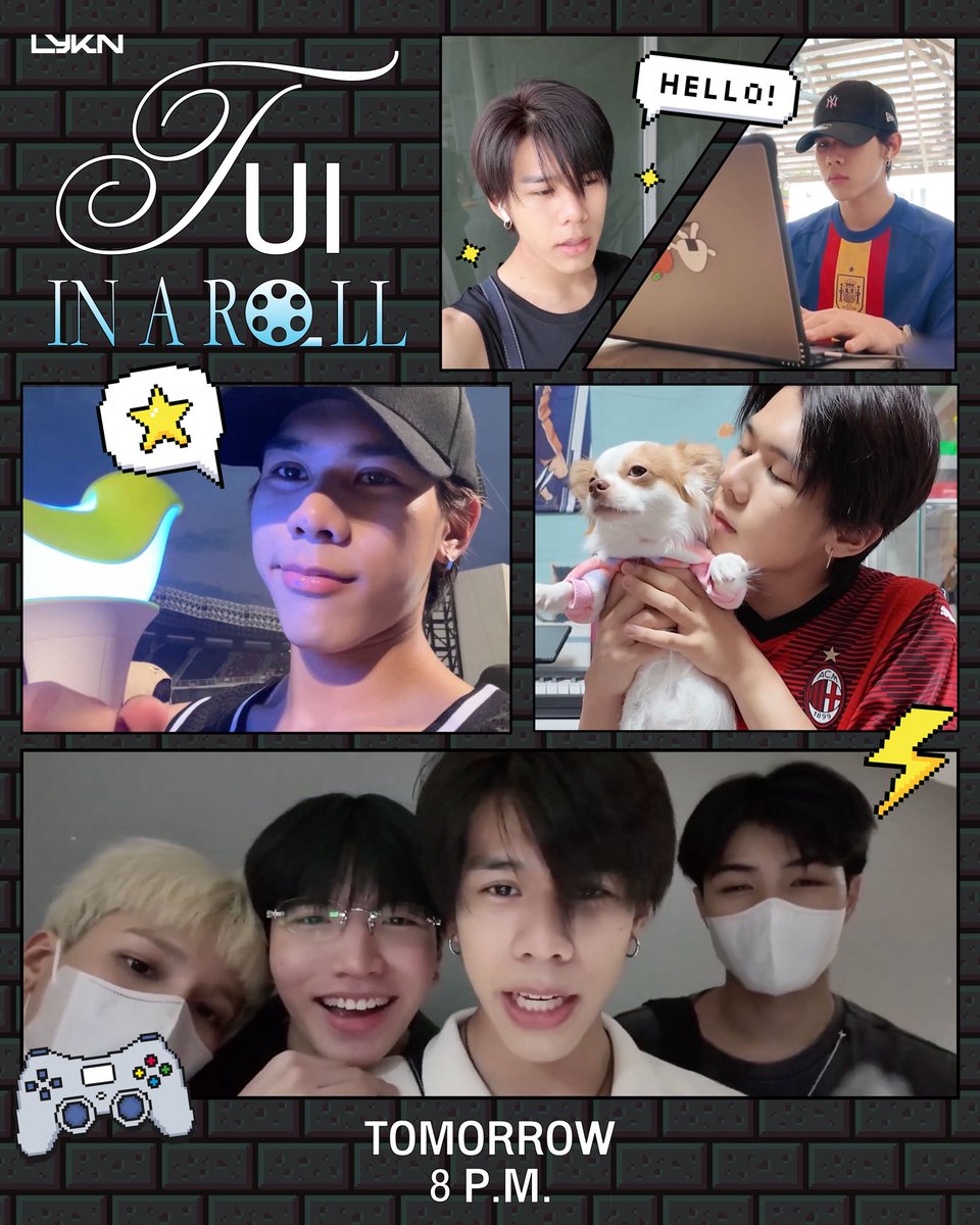 LYKN IN A ROLL #4 | TUI Vlog พาเที่ยวคอนเสิร์ตรัวๆ แล้วไลอ้อนกับตุ้ยใครขี้อ้อนกว่ากัน มาดูนี่! 🐶🥰

🔜TOMORROW | 8 P.M.
📺YOUTUBE : LYKN
📎youtube.com/@LYKN.Official

#LYKN 
#TuiChayatorn
#.LYKNinaRollEP4_TUI
#RISERMUSIC
