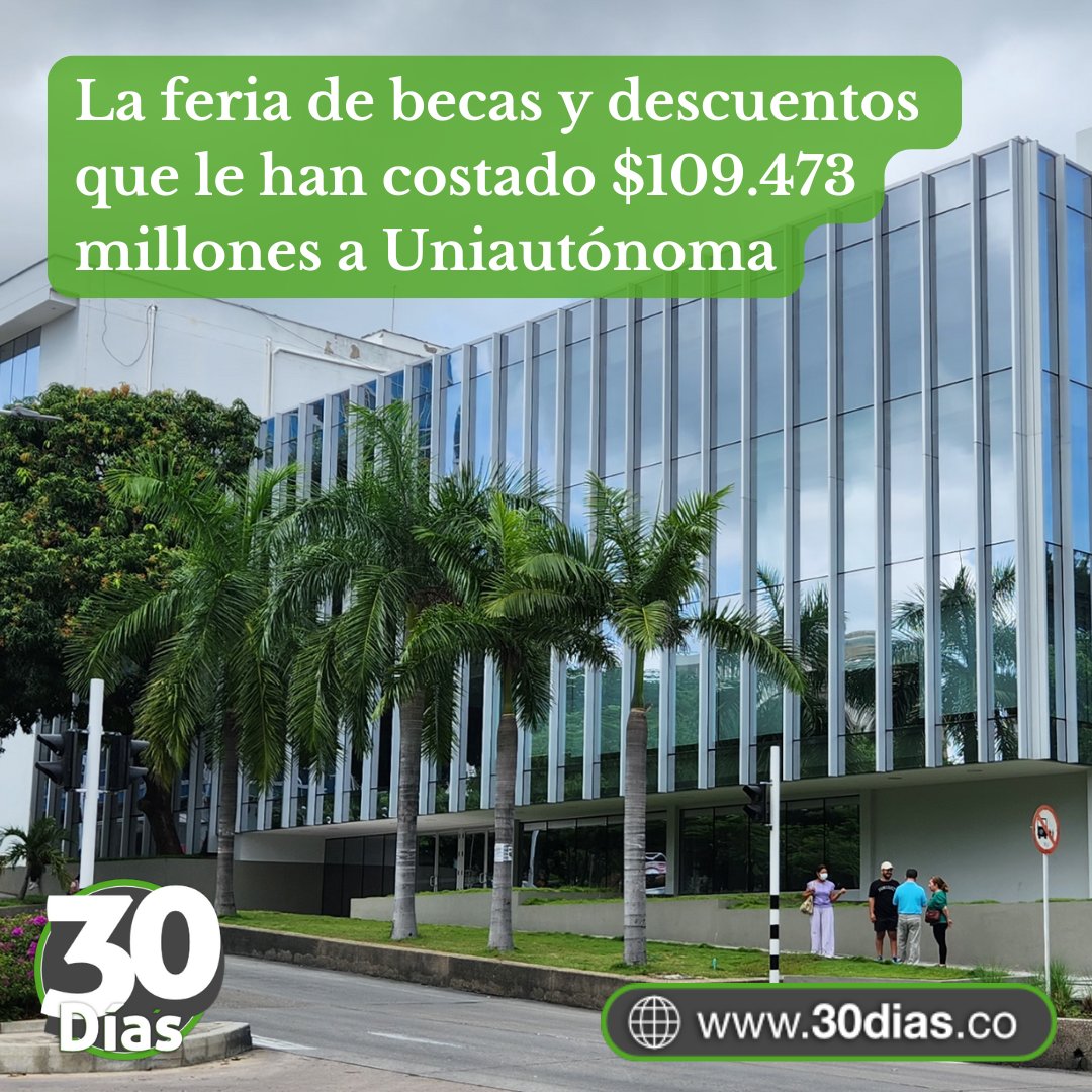 ACTUALIDAD ▶️
Por el saqueo que comenzó hace 8 años, la Universidad Autónoma del Caribe incumpliendo el pago puntual de salarios; adeuda los aportes de salud las EPS, etc., vulneraciones que contrastan con una descomunal feria de becas. ¿Politiquería?
30dias.co/la-feria-de-be…