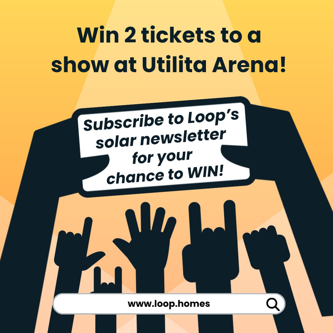 🎤 YOU. YOUR FAVE ARTIST. 2X TICKETS. We’re giving away 2 tickets to a Utilita Arena show of your choice – and it’s dead simple to enter.

Just sign up to our Solar Newsletter for your chance to win 💡 hubs.la/Q03s9k8f0 🎟️ Ends 26 June. Don’t say we didn’t warn you!