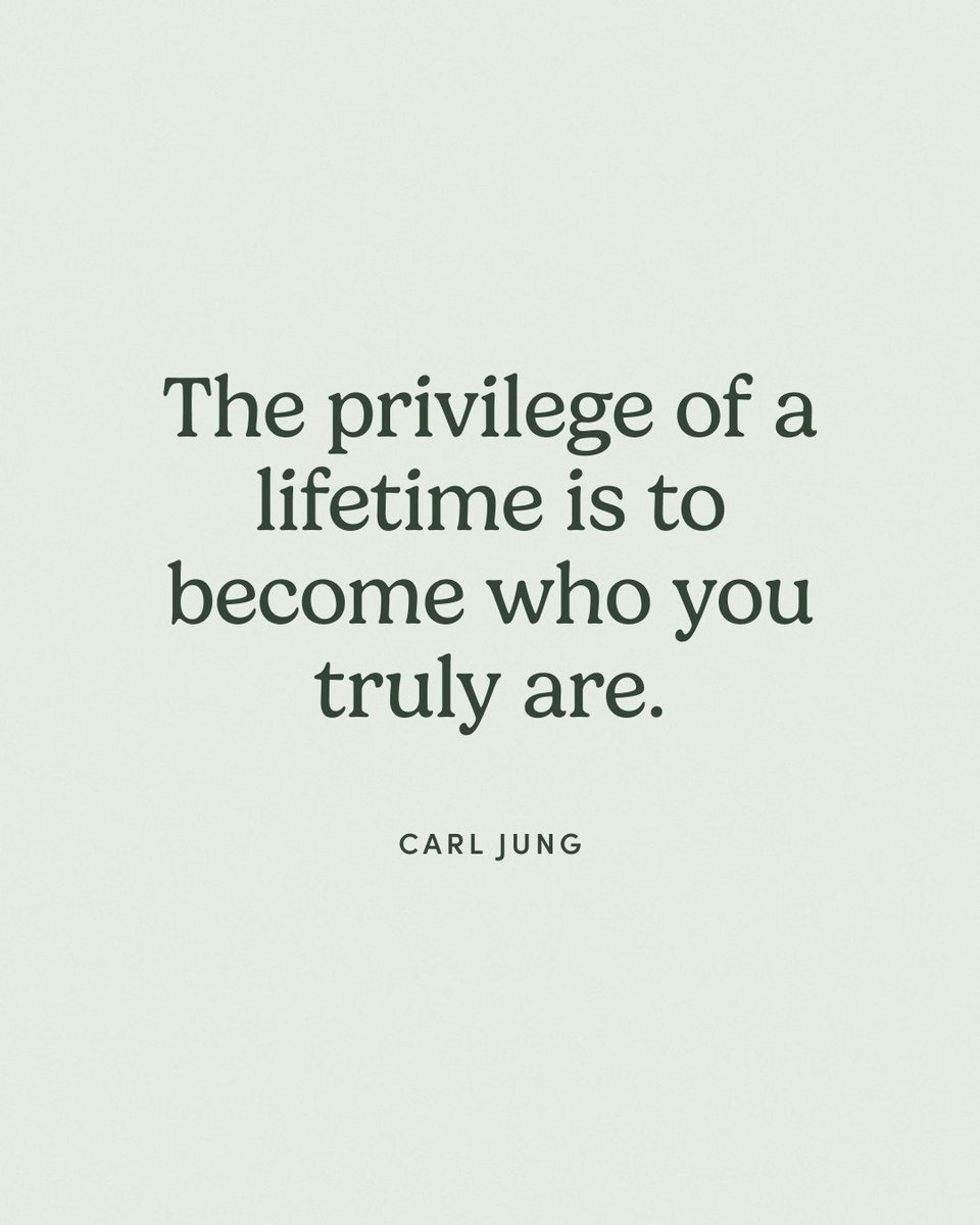 And becoming who we truly are is a lifelong journey.